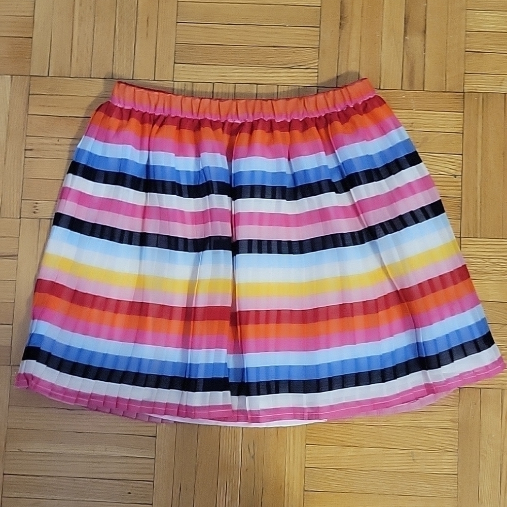 GAP Kids Rainbow Pleated Skirt L